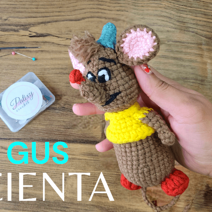 Gus Gus de Cenicienta  AMIGURUM